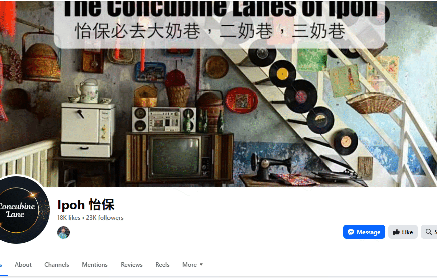 Facebook Page for Sale: Ipoh & Perak Community